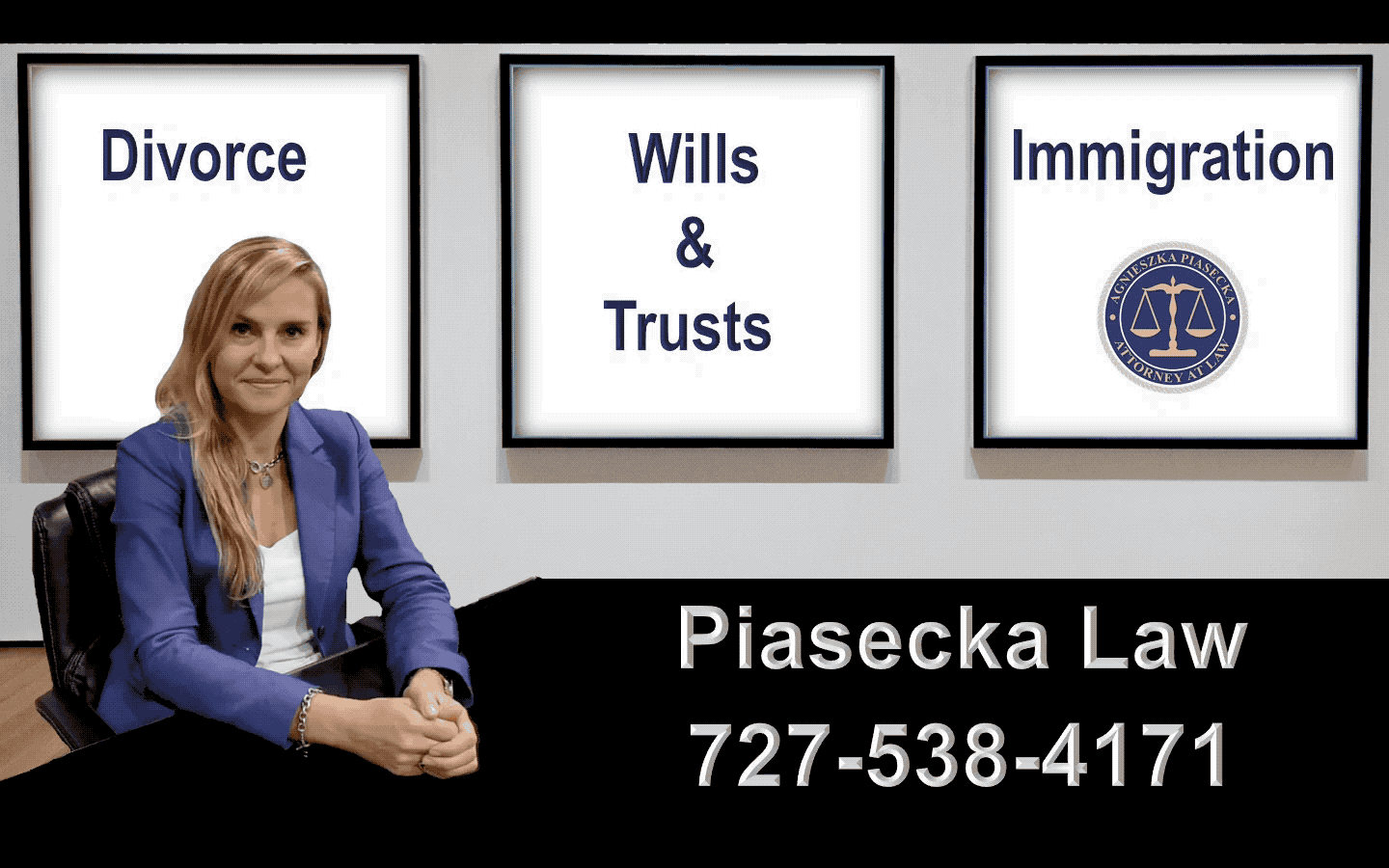 Divorce Wills & Trusts Immigration Attorney Agnieszka Aga Piasecka Law New Port Richey GIF